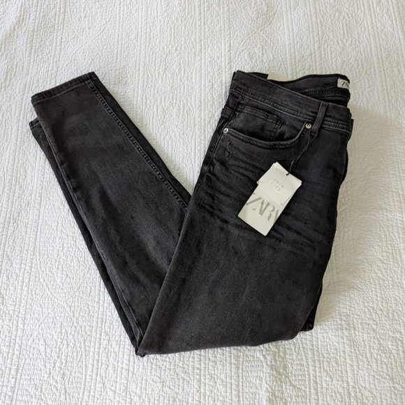 Zara Other - NWT Zara Skinny Cropped Fit Distressed Jeans - Size 36